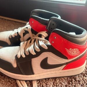 Nike Jordan Sneakers with White and Gray Accents